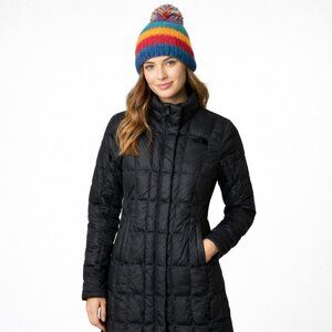 The North Face Women's S Black Down Feather Metropolis Long Puffer Coat